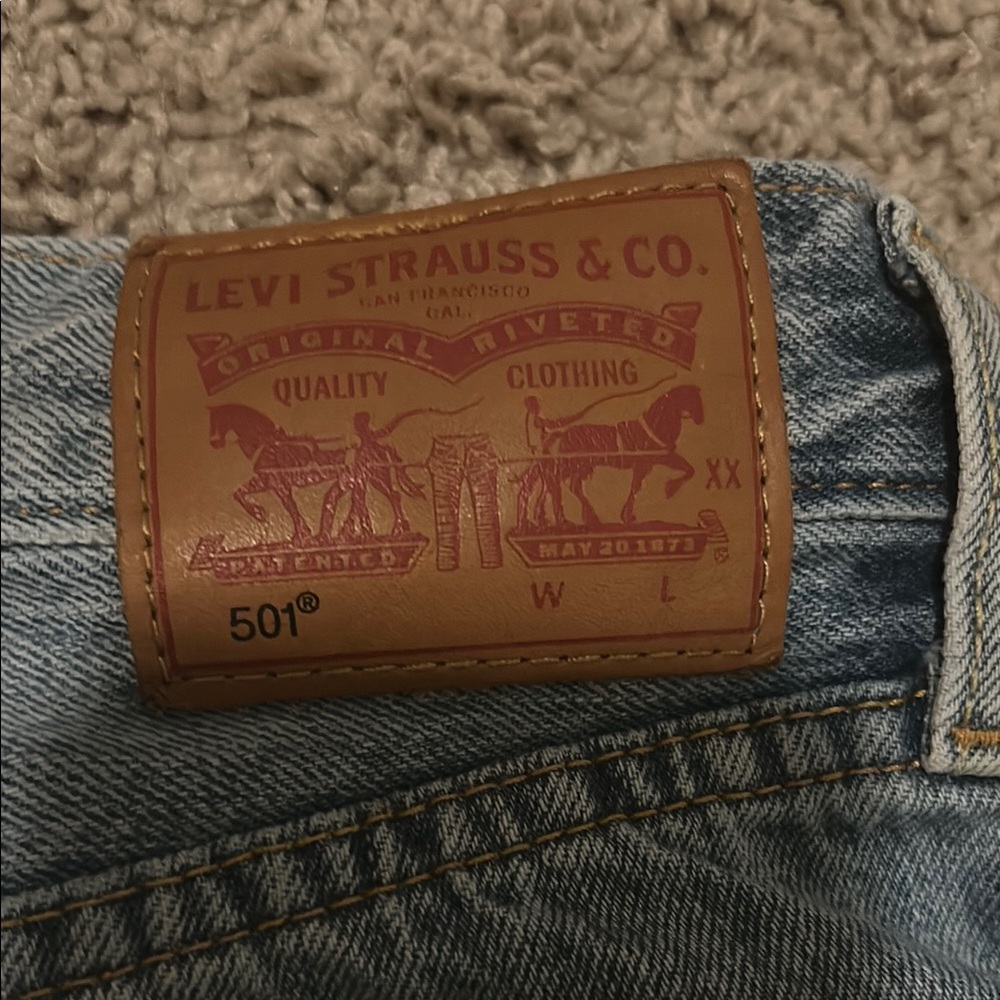 Levi's Blue Straight Jeans Classic Style